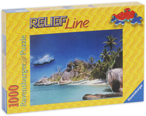 Релефен пъзел Ravensburger от 1000 части - Сейшелски острови