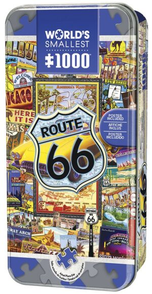 Пъзел Master Pieces от 1000 мини части - Път 66, Кейт Тракер