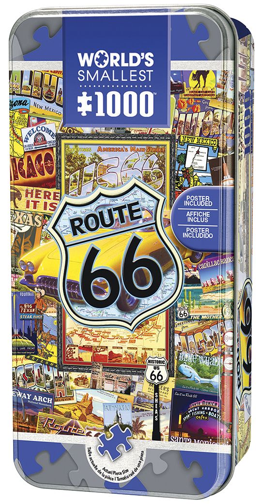 Пъзел Master Pieces от 1000 мини части - Път 66, Кейт Тракер