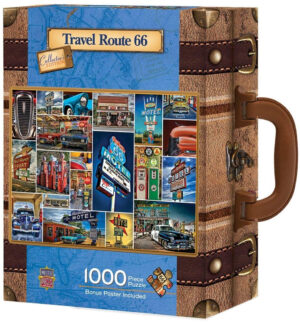 Пъзел в куфарче Master Pieces от 1000 части - Път 66