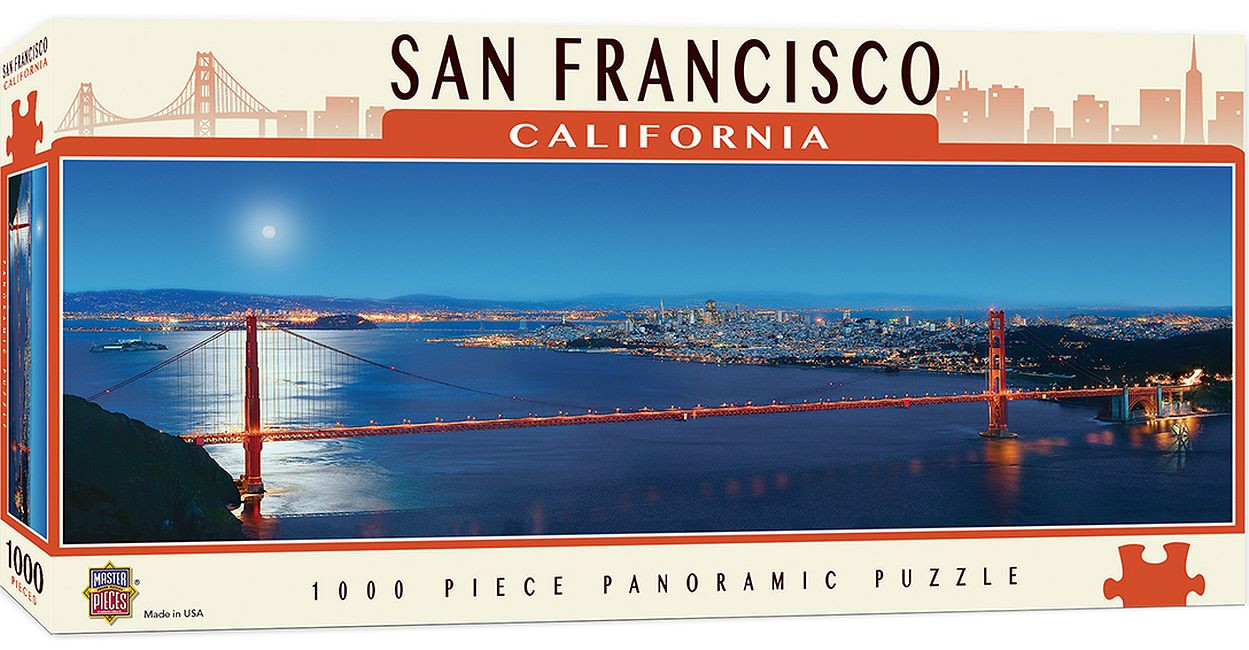 Панорамен пъзел Master Pieces от 1000 части - Сан Франциско, Калифорния