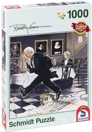 Квадратен пъзел Schmidt от 1000 части - Вечеря за един, Ренато Касаро