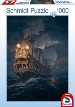 Пъзел Schmidt от 1000 части - В бурните морета