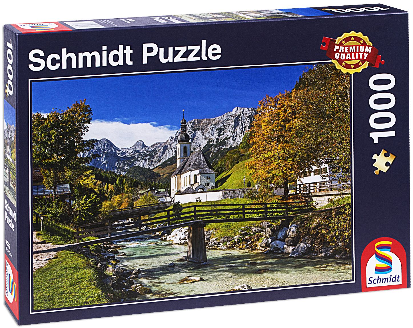 Пъзел Schmidt от 1000 части - Райтералпе, Горна Бавария