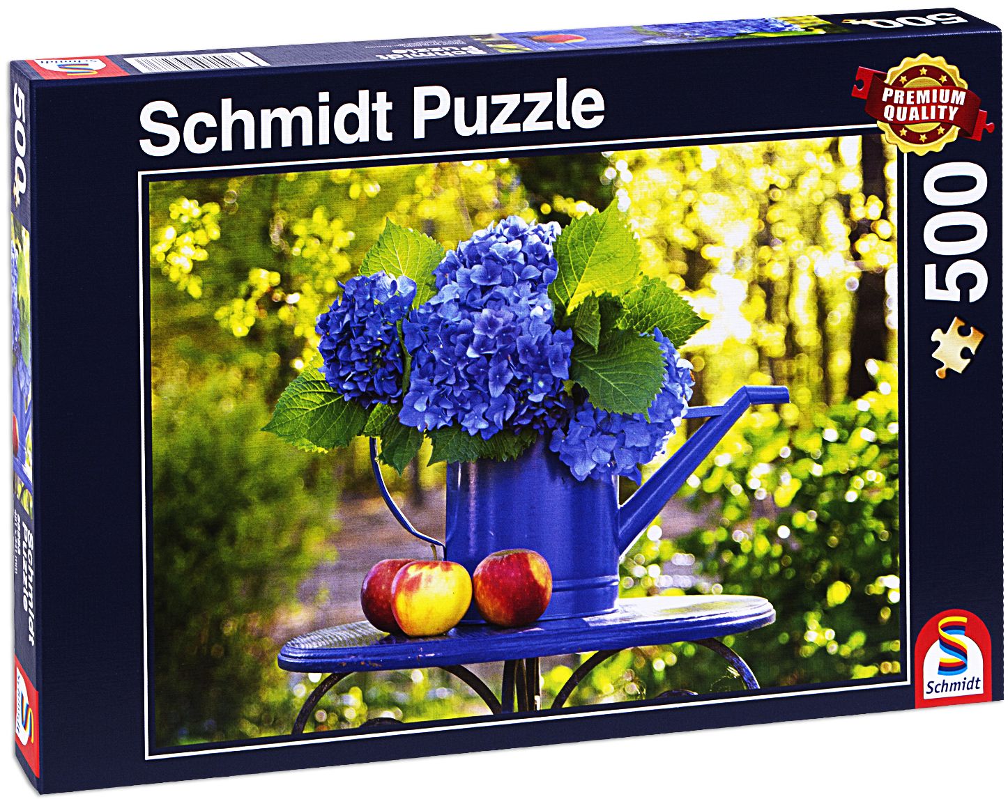 Пъзел Schmidt от 500 части - Лейка с хортензии
