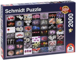 Пъзел Schmidt от 2000 части - Цветен поздрав