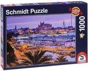 Пъзел Schmidt от 1000 части - Палма де Майорка, старият град и пристанището