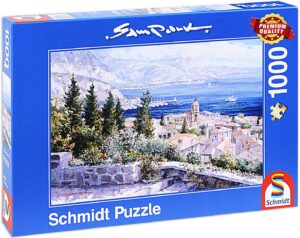 Пъзел Schmidt от 1000 части - Над покривите на Сен Тропе, Сам Парк