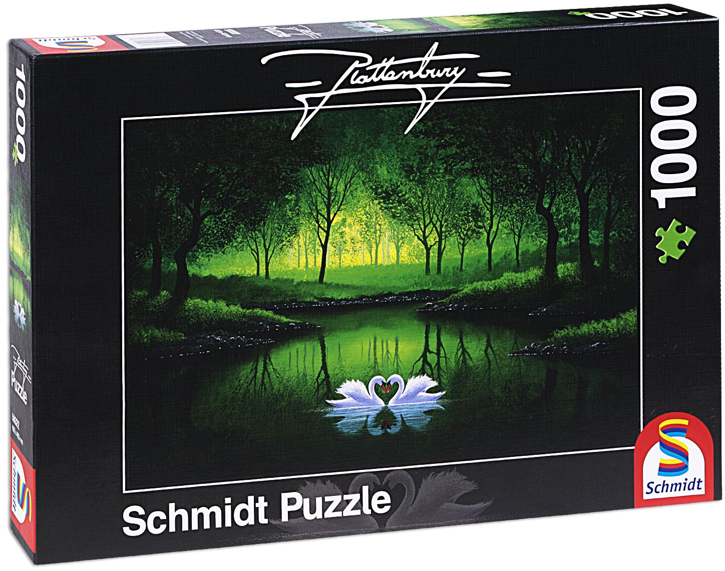 Пъзел Schmidt от 1000 части - Любовта на лебедите, Джон Ратенбъри