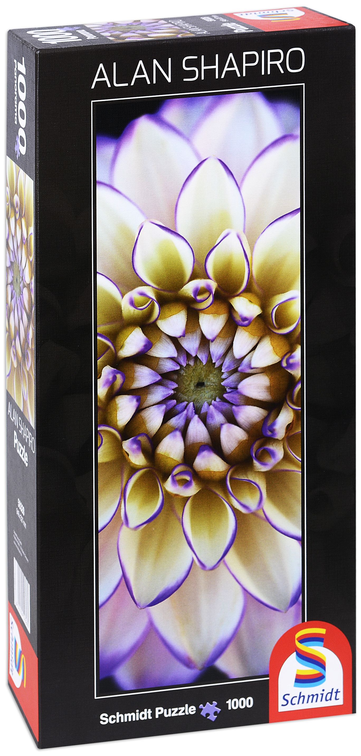 Панорамен пъзел Schmidt от 1000 части - Бяла Далия, Алън Шапиро