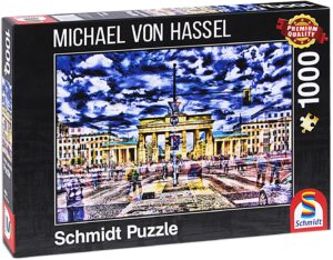Пъзел Schmidt от 1000 части - Бранденбургската врата, Берлин, Михаел фон Хасел