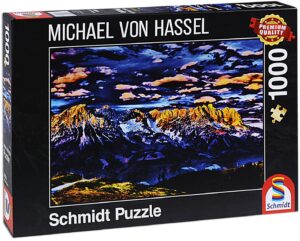 Пъзел Schmidt от 1000 части - Планински пейзаж, Михаел фон Хасел