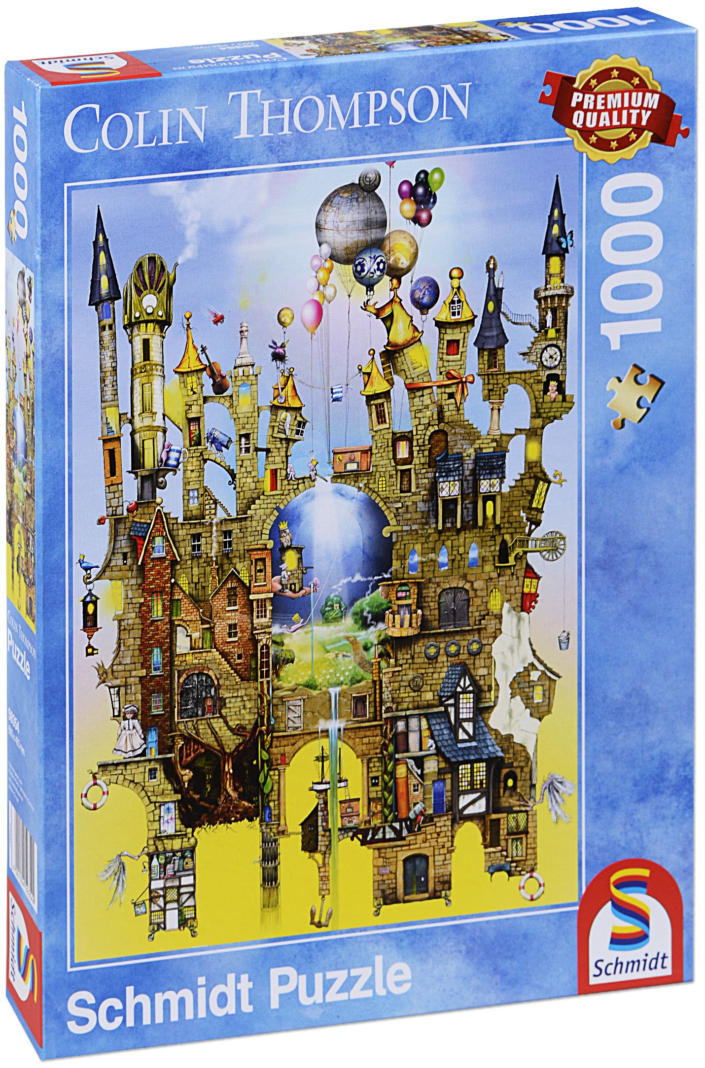 Пъзел Schmidt от 1000 части - Замък в облаците, Колин Томпсън