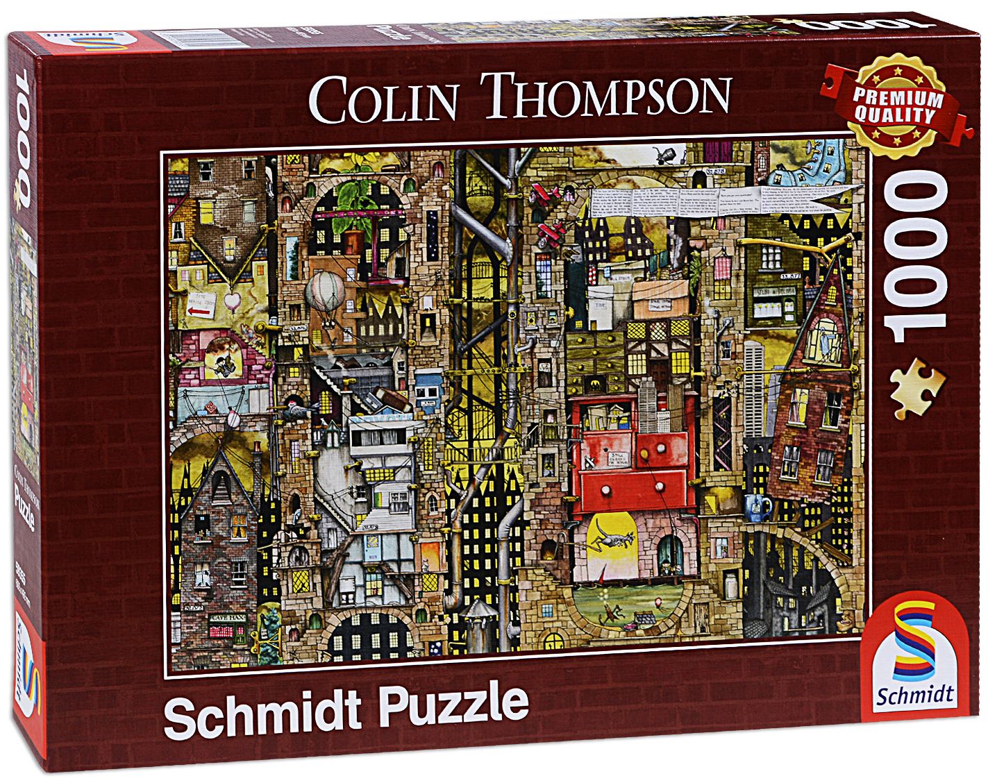 Пъзел Schmidt от 1000 части - Фантастичен град, Колин Томпсън