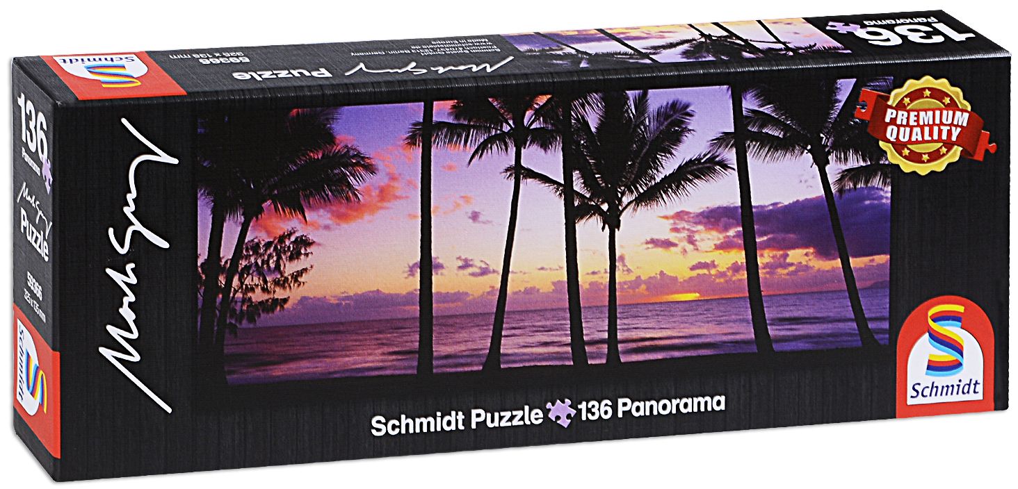 Панорамен пъзел Schmidt от 136 части - Залив с палми, Куинсланд, Австралия, Марк Грей