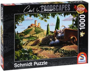 Пъзел Schmidt от 1000 части - Тоскански пейзаж, Карл Уорнър