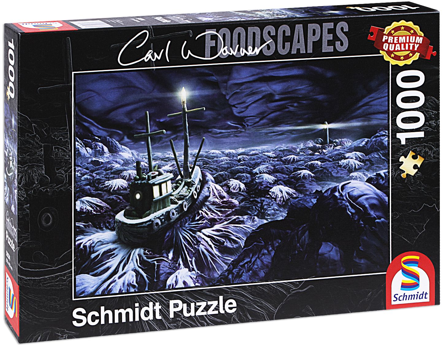 Пъзел Schmidt от 1000 части - Бурно море, Карл Уорнър