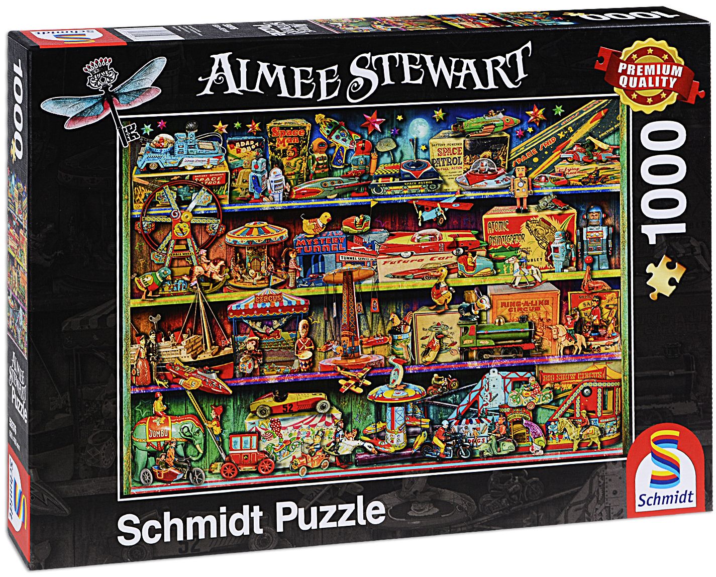 Пъзел Schmidt от 1000 части - Магическият свят на играчките, Ейми Стюарт