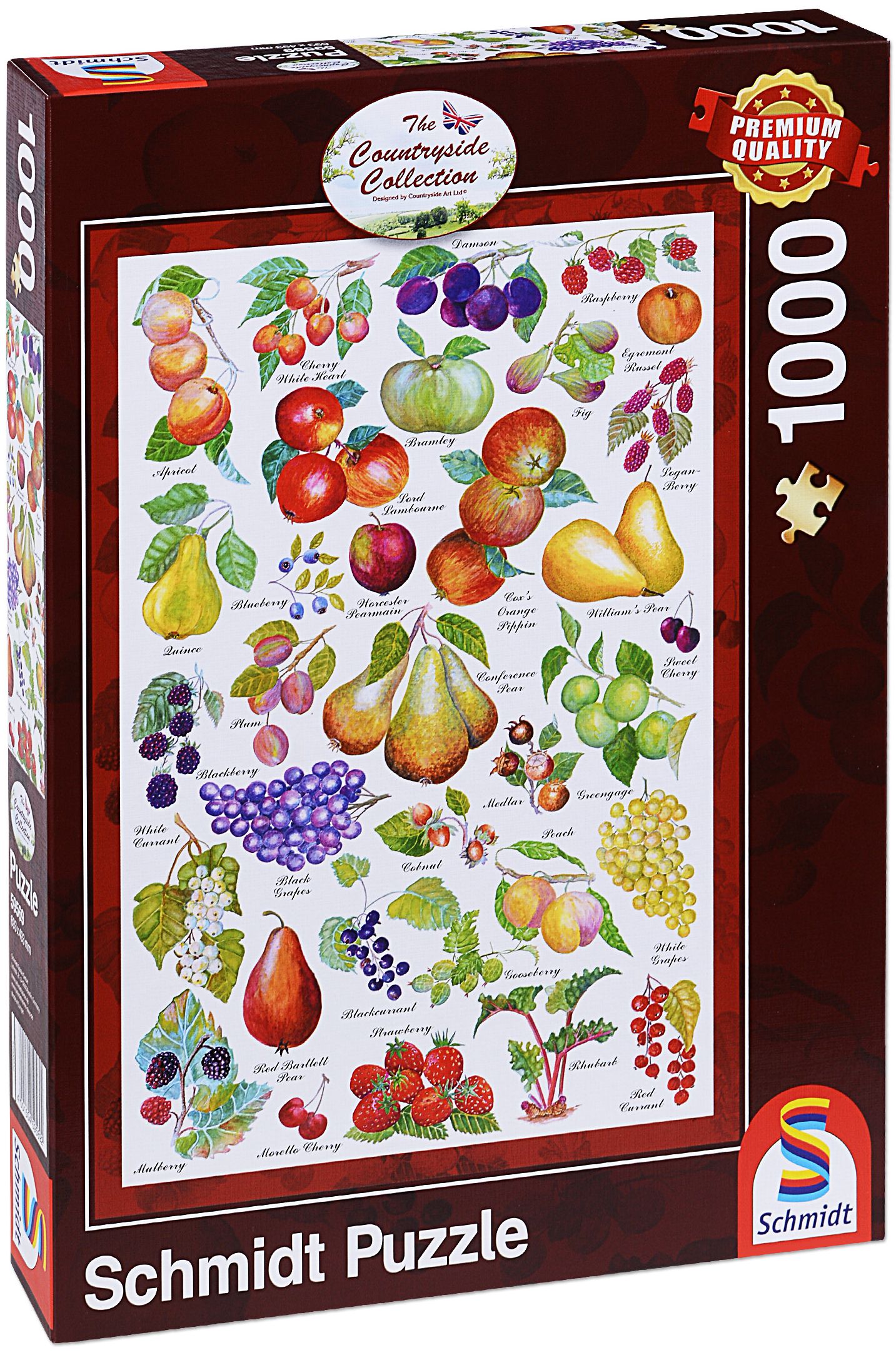 Пъзел Schmidt от 1000 части - Плодове