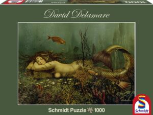 Пъзел Schmidt от 1000 части - Морска Нимфа, Давид Деламаре