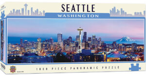 Панорамен пъзел Master Pieces от 1000 части - Сиатъл, Вашингтон