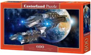 Панорамен пъзел Castorland от 600 части - Изследване на космоса