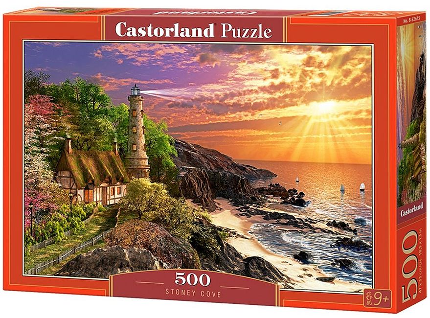Пъзел Castorland от 500 части - Каменисто заливче