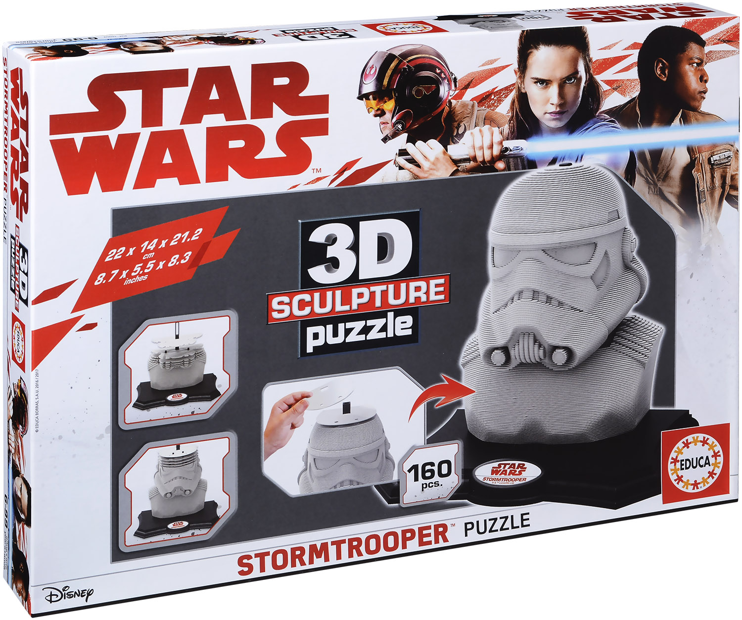 3D пъзел-скулптура Educa от 160 части - Щурмовак