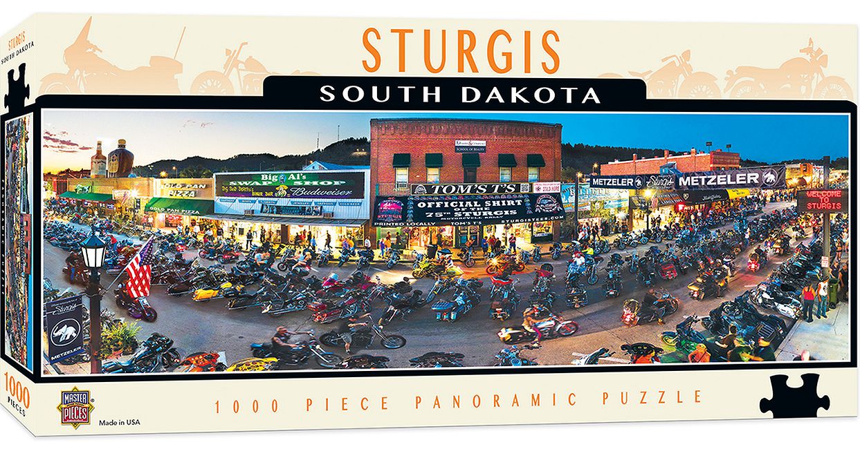 Панорамен пъзел Master Pieces от 1000 части - Стърджис, Южна Дакота