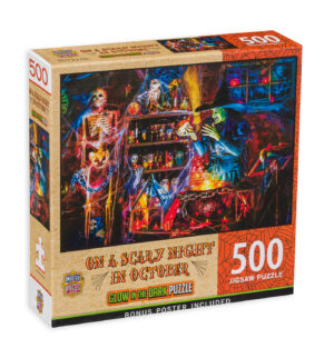 Светещ пъзел Master Pieces от 500 части - Страшна октомврийска вечер