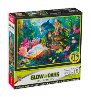 Светещ пъзел-загадка Master Pieces от 500 части - Подводни тайни