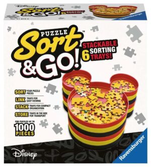 Тавички за сортиране на пъзел Ravensburger - Mickey Mouse Sort & Go
