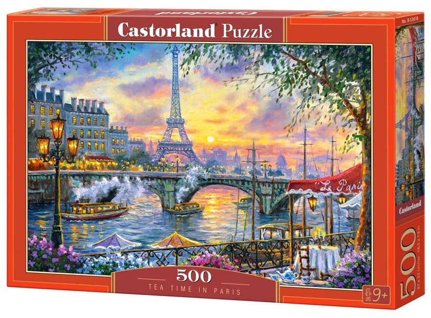 Пъзел Castorland от 500 части - Време за чай в Париж