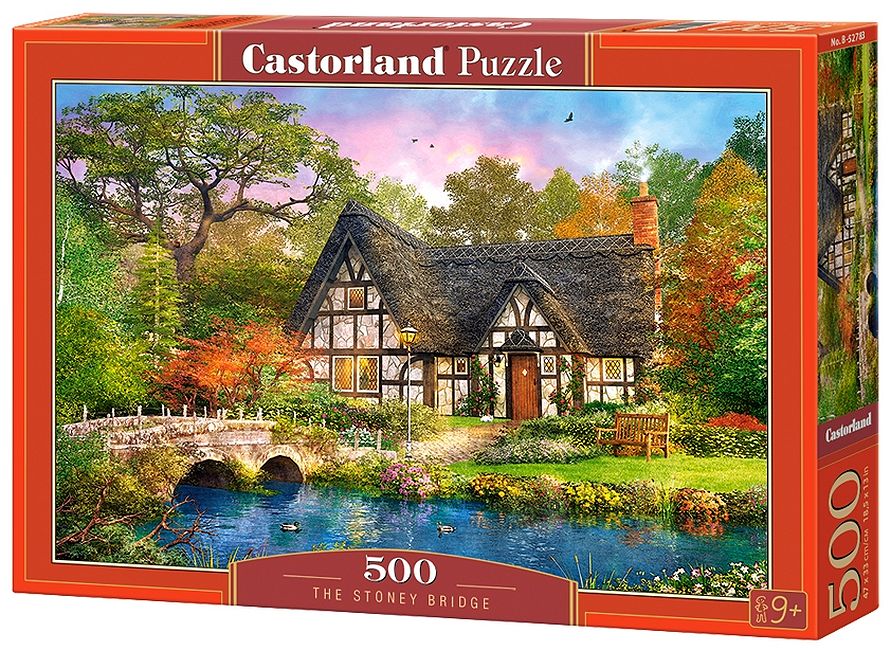 Пъзел Castorland от 500 части - Каменният мост, Доминик Дейвисън