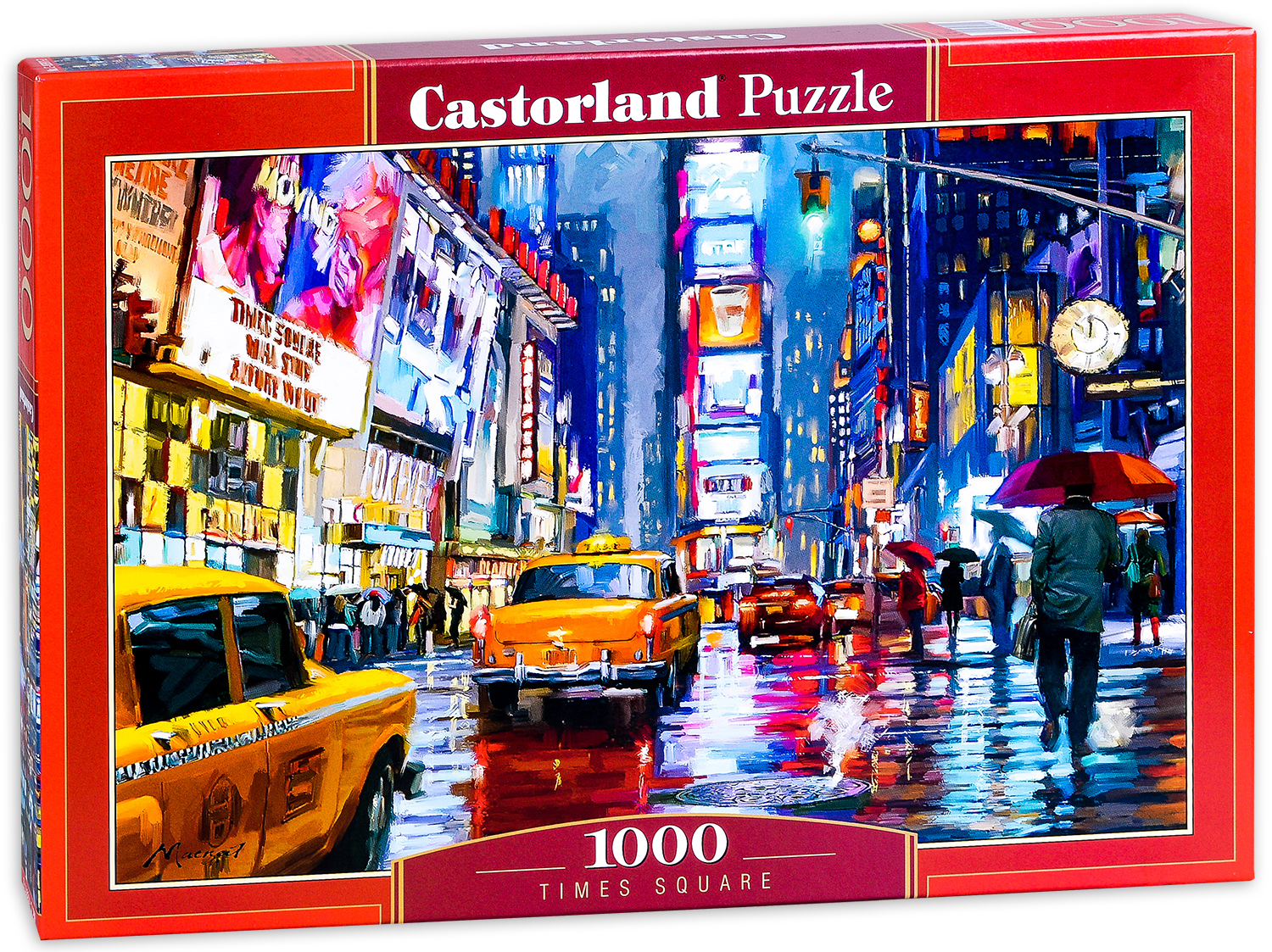 Пъзел Castorland от 1000 части - Таймс Скуеър, Ню Йорк
