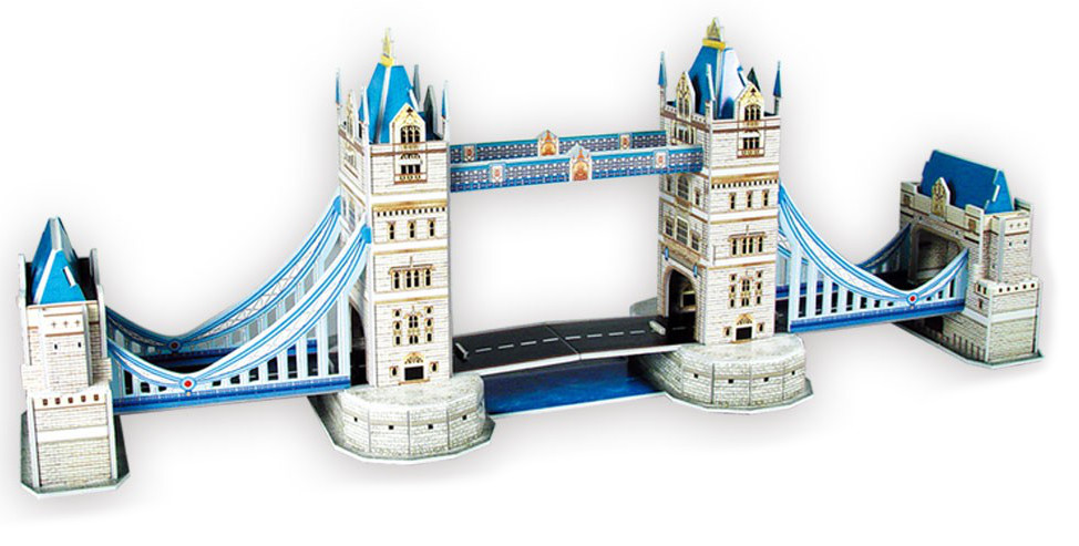 3D Пъзел Cubic Fun от 41 части - Tower Bridge