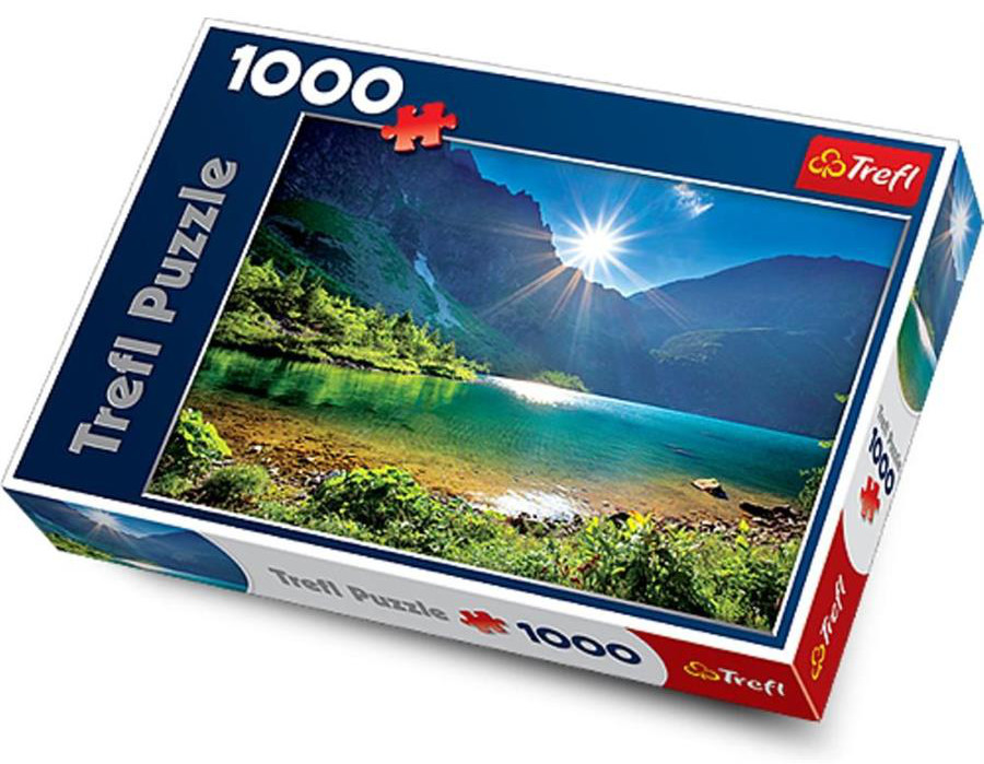 Пъзел Trefl от 1000 части - Езеро в планината