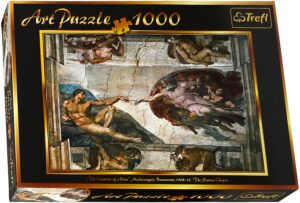 Пъзел Trefl от 1000 части - Сътворението на Адам