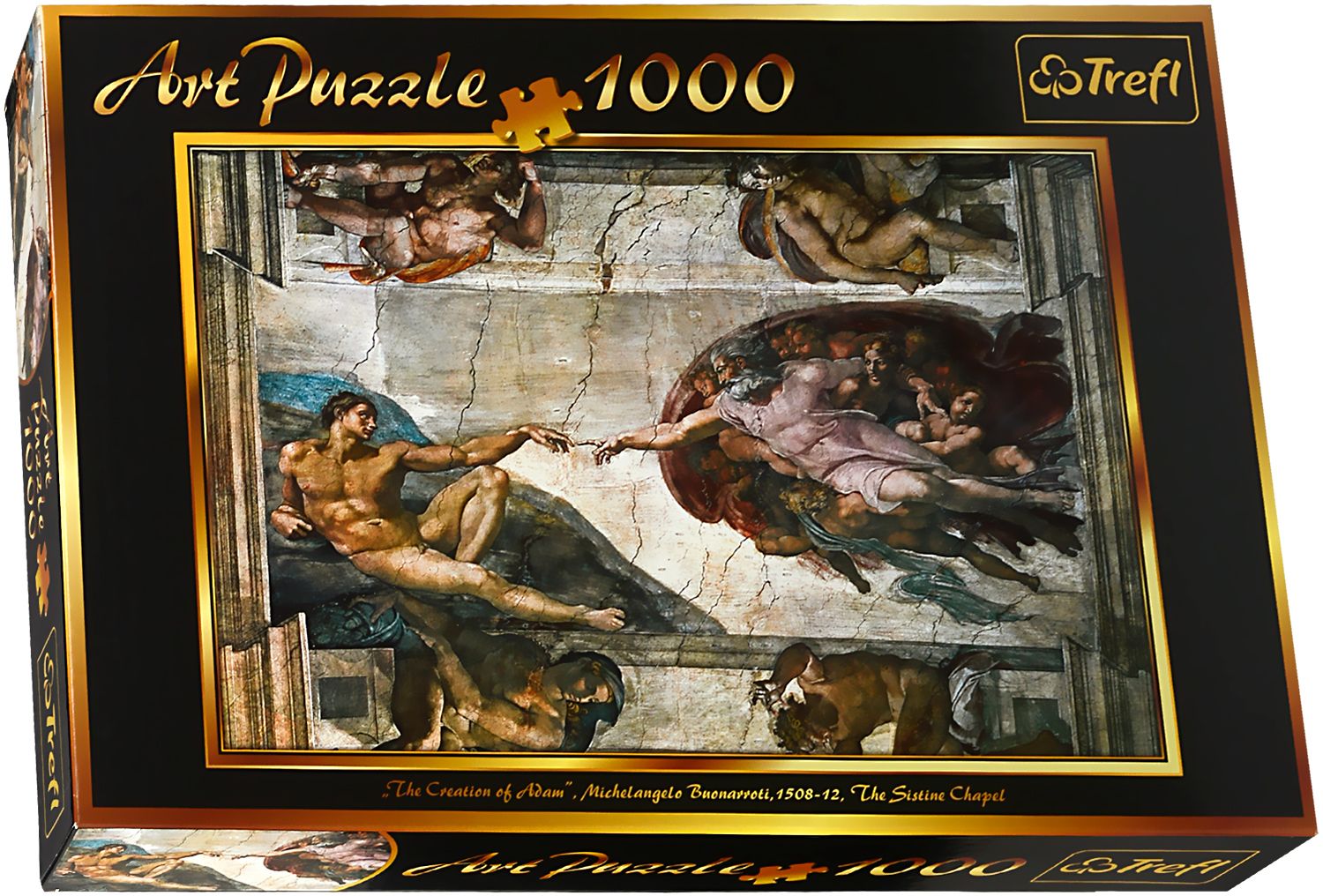 Пъзел Trefl от 1000 части - Сътворението на Адам
