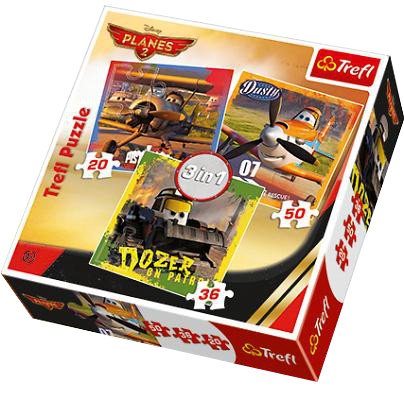 Пъзел Trefl 3 в 1 - Самолетите 2