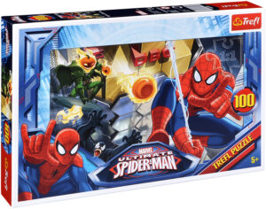 Пъзел Trefl от 100 части - Бягството на Спайдър-Мен