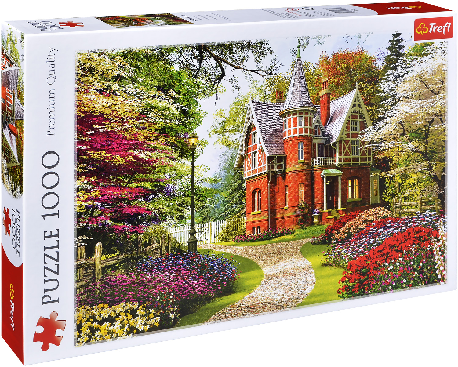 Пъзел Trefl от 1000 части - Викториански дом, Доминик Дейвисън