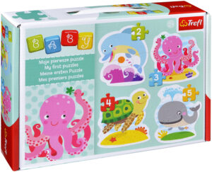 Бебешки пъзел Trefl Baby 4 в 1 - В океана