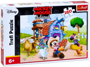 Пъзел Trefl от 160 части - Мики Маус фермер