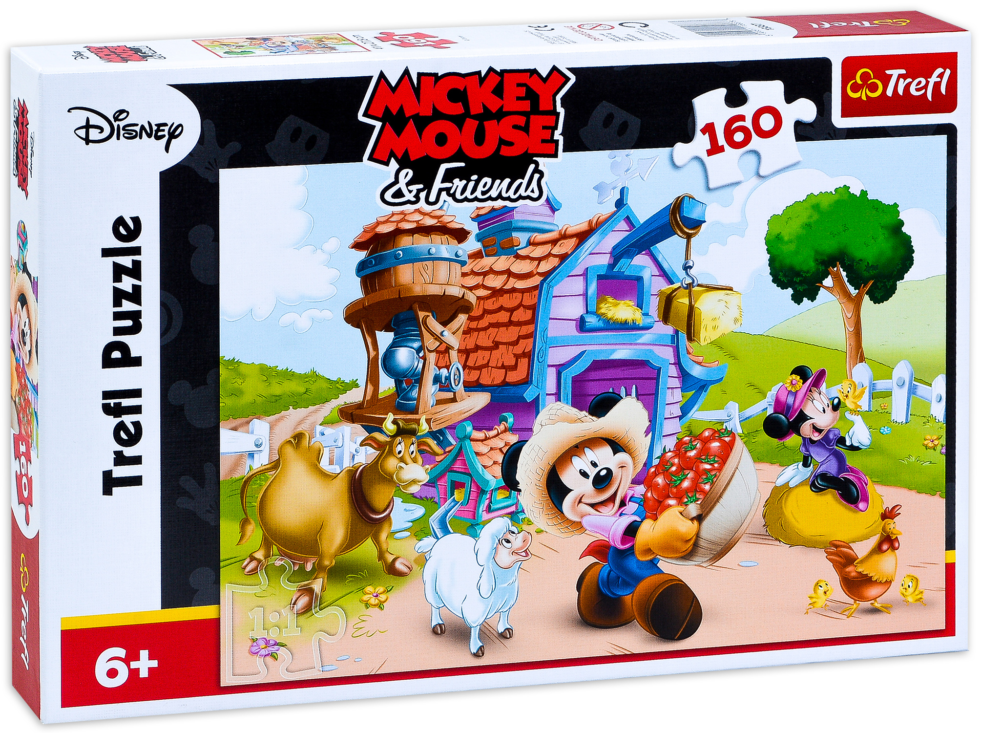 Пъзел Trefl от 160 части - Мики Маус фермер