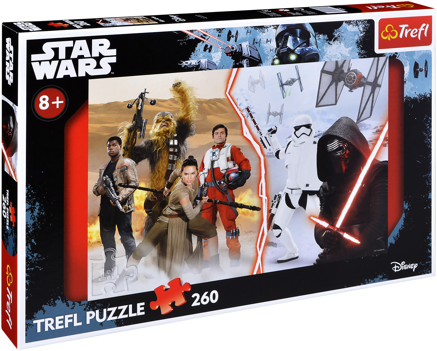 Пъзел Trefl от 260 части - Двете страни на Силата, Star Wars