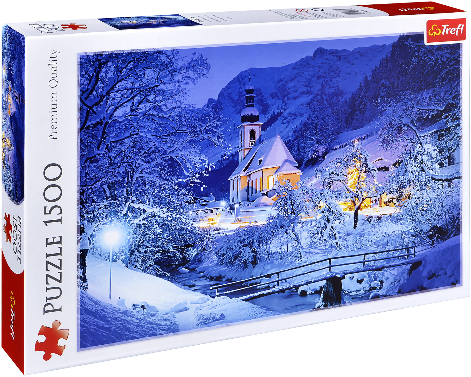 Пъзел Trefl от 1500 части - Рамзау, Баварските Алпи
