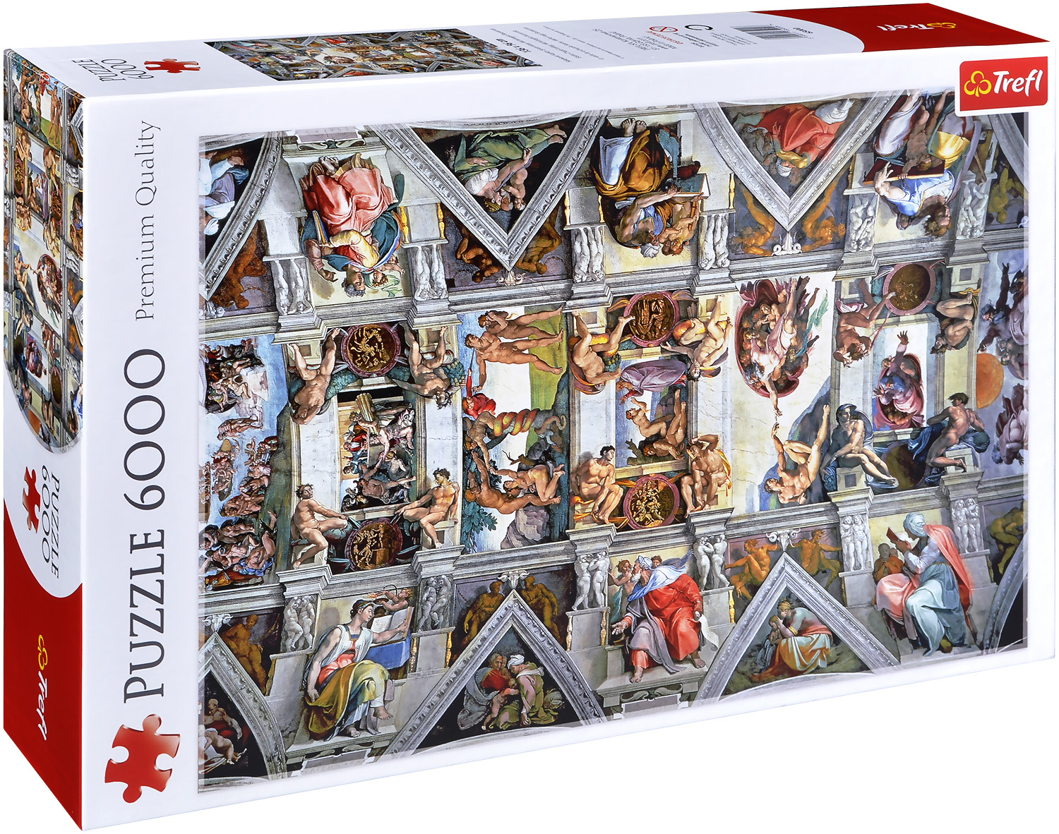 Пъзел Trefl от 6000 части - Таван Сикстинска капела