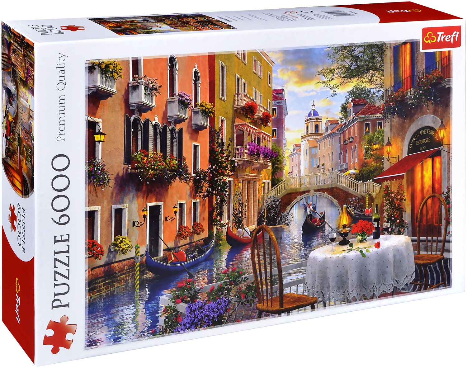 Пъзел Trefl от 6000 части - Романтична вечеря