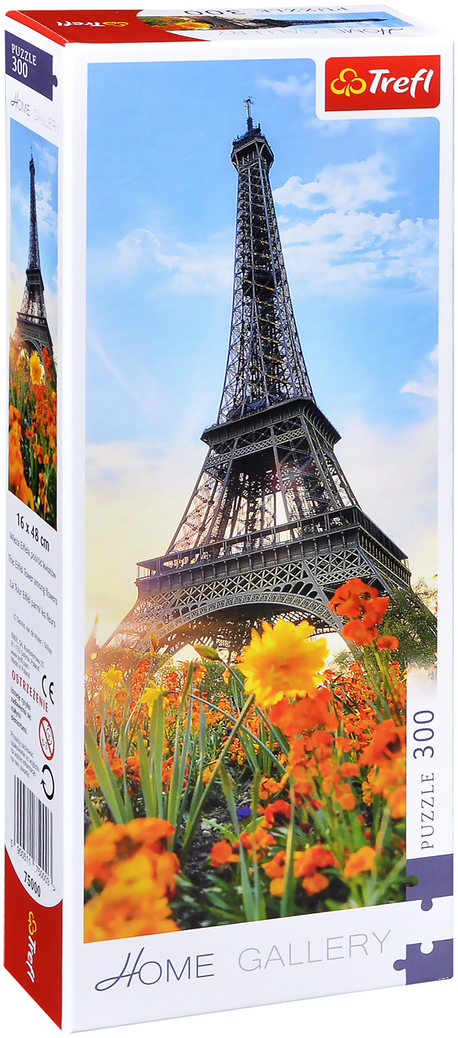 Панорамен пъзел Trefl от 300 части - Айфеловата кула